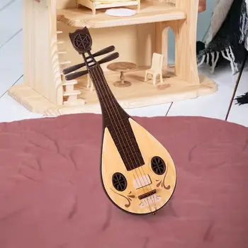 Miniaturni Kitajski Pipa Tradicionalni Model za Spalnico DIY Model Dobave