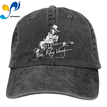 Moda Baseball Skp Tiskanje 3D CrystalSeVoss Stevie Ray Vaughan Logotip Klobuki Moški Ženske Bombaž Prostem Preprost Vizir Priložnostne Skp