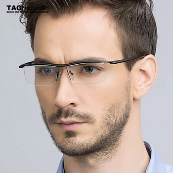 modne blagovne znamke titana očal okvir moških Retro TR90 očala okvirji računalnik optični očala za kratkovidnost nerd okviri 8189