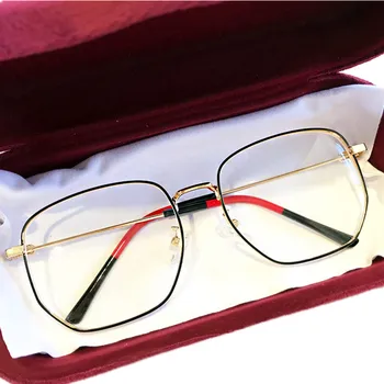 Modno oblikovanje Spolne Mlajši Očal Okvir Anti-Bluelight Plano 51-19-140 Lahke Kovine Fullrim Očal za Recept