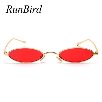 Modno Oblikovanje Ženske sončna Očala Majhni Ovalni Okvir sončna Očala Edinstveno Očala Rdeče Smešno Odtenki Gafas Oculos de sol UV400 1282R