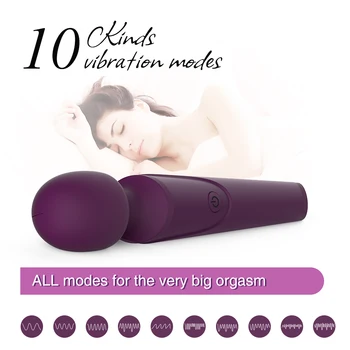 Močan Čarobno Palico AV Vibrator Sex Igrače za Žensko Klitoris Stimulator Sex Shop, Igrače za Odrasle G Spot opozarjanje z Vibrator za Ženske