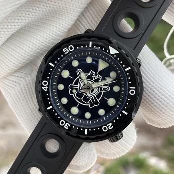 Moške Mehansko ročno uro STEELDIVE SD1975XP 300M 30Bar Nepremočljiva Black Primeru Watch Keramične Plošče Swiss watch Luinous