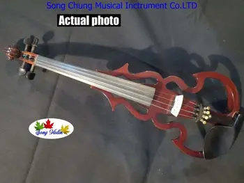 Najboljši rjava coor PESEM blagovne Znamke racionalizacijo 4/4 električna violina,masivnega lesa