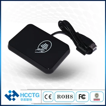 NFC Brezkontaktne RFID Bralnik Pametnih Kartic, Pisatelj EMV USB CCID Bralnik Kartic S 4 SAM Reže za Kartice HD8N