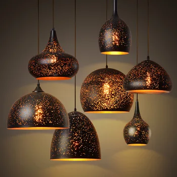 nordijska visi stropne svetilke hanglamp železa LED obesek luči Doma Dekoracijo E27 luç deco chambre