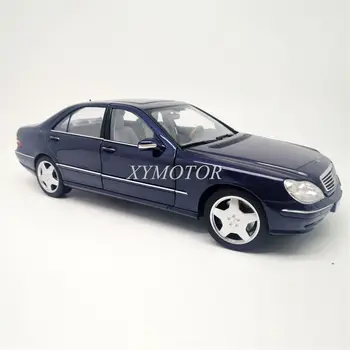 Norev 1/18 Benz S55 2000 metulj Diecast modelov Avtomobilov Modra Igrače Darila Prikažite Okraski Zbirka