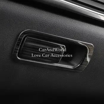 Notranjost iz nerjavečega Shranjevanje Škatle za Rokavice Ročaj Skledo Okvir Pokrova Okraskov Avto Dekorativni Dodatki Za Mazda CX-30 CX30 2020-2023