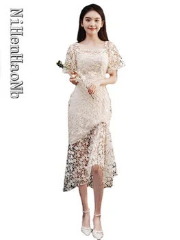 Nove Elegantne Quinceanera Obleke Čipke Kvadratnih Vratu Vestido Feminino Obleko Visoko Pasu, Luksuzno Obleko za Ženske