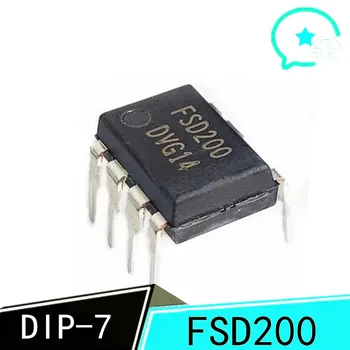 Nove in izvirne 10pcs FSD200 200 DIP-7 7-pin power management čipu IC, LCD Indukcijski Štedilnik IC