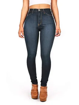 Novi modeli Vitek Jeans za Ženske Suh Visoko Pasu Hlače Jeans Famle Denim Svinčnik Stretch Hlače Ženske Jean Hlače Calca Kavbojke