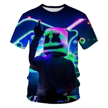 Novi Modni Trendi V 2021 3D Nove T-Shirt Ublažitev Star Design, Trende Smešno Marshmallow Novo Poletno T-Shirt