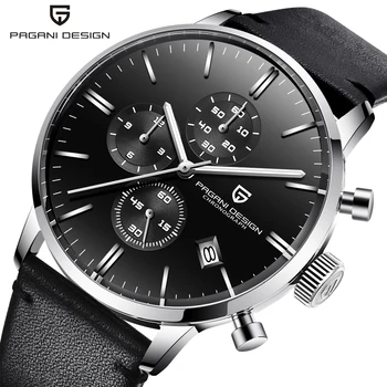 Novi PAGANI DESIGN Kronograf Mens quartz ure poslovni samodejni watch datum moški nepremočljiva ura človek relogio masculino 2020