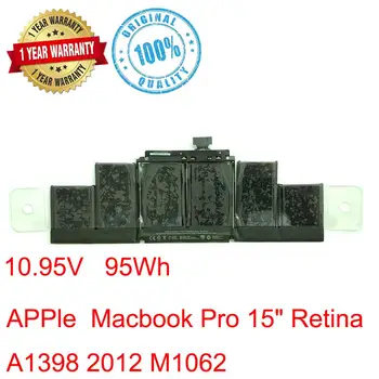 Novo Pristno 10.95 V 8800mAh A1417 Laptop batterie za Apple Macbook Pro 15