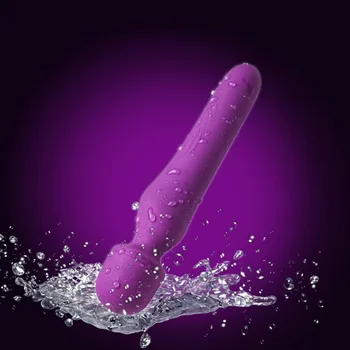 Ogrevanje Vibrator Av Palico Massager Vibrator Nepremočljiva Mehko Dildo, Vibrator G Spot Klitoris Stimulator za Odrasle Sex Igrače za Ženske