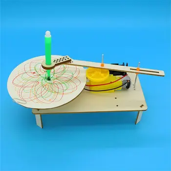 Otrok Izobraževalne Kompleti Šolskih Projektov Slikarstvo, Risba Robot Znanost Igrače Fizika Učenje Električni Plotter Model