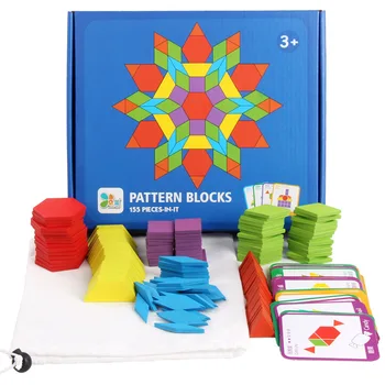 Otrok, zgodnje izobraževanje in izobraževalni razvoj puzzle 155 kosov obliko puzzle in spremenljiv geometrijske sestavljanke