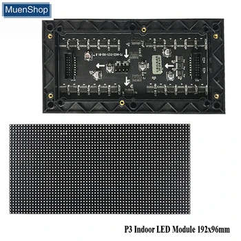 P3 Zaprtih SMD2121 64x32 pike barvno LED Zaslon Modul 1 / 16Scan 192x96mm