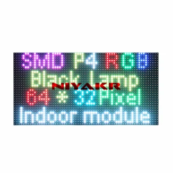 P4 Zaprtih prostorih LED Modul 64x32 Plošča 256x128mm Smd2121 Black Epistar