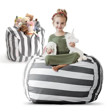 Pliš žival shranjevanje bean bag Otrok plišastih igrač zelo veliko vrečko za shranjevanje otroške roke-na platno leni kavč bean bag
