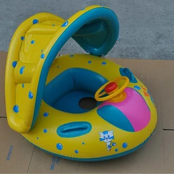 Poletje Dojenčka plavalni obroč Napihljivi Bazen v senci Bazen Igrače Plavati varno sedež baby izberite vodni športi na Plaži Morje Stranka za otroka