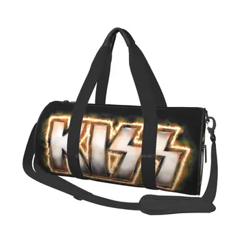 Poljub ® Band Rock Glasbe Logotip Nebo Na Ogenj Torba Za Nakupovanje Shranjevanje Torbe Torba Moški Ženske Kiss Kiss Ljubitelj Umetnosti Poljub