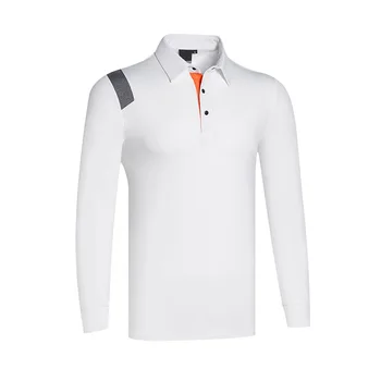 Pomlad Jesen Golf Oblačila za Moške Športe na Prostem Dolgo Rokavi T-Shirt Quick Dry Dihanje Visoke Kakovosti Golf POLO Majica 2022