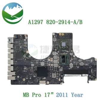 Preizkušen Laptop A1297 820-2914-B Letu 2011 MC725LL/A MD311LL/A Matično ploščo za Macbook Pro 17