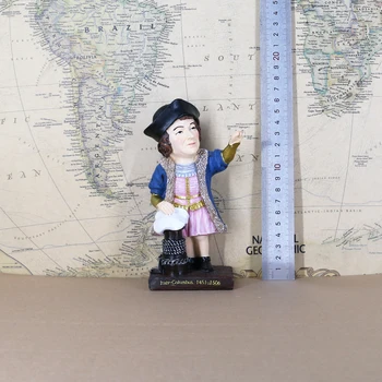 Priljubljena Italija Voyager Raziskovalec Krištof Kolumb Colombo Svetovno Znanih Ljudi, Kip, Slika Model Igrača Darilo