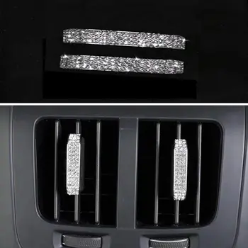 Primerni za Volvo S60 V60 XC60 XC90 Bling Kristalno klimatska Naprava Nadzorno Stikalo Gumb Diamond Pokrov Tesnilo Trim Avto Notranje zadeve Opremo