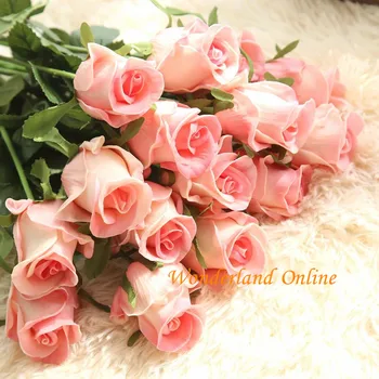 PU Pravi Dotik Valentine Rose Očarljivo Ročno izdelane Rože Darilo Urad Šopek Za Valentinovo Cvetje Šopek MW01504
