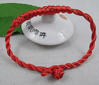 Rdeči Kabel Tkanje Blagoslov Tibera Buddhism Zapestnica