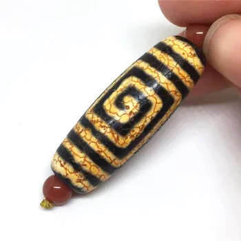 Redki Vzorci Vertikalno Veno Amulet Tibera Dzi Kroglice za Zapestnico DIY Nakit, Izdelava