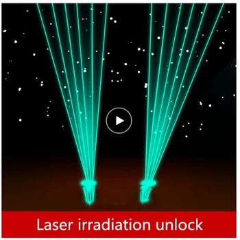 resnično življenje pobeg sobi rekviziti igre laser Odklepanje Laserskega obsevanja sprejemnik bo sprostil, ko določeno število krat