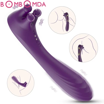 Rotacija Klitorisa Vibrator Nastavek Stimulator G Spot Vibratorji Prsi Masturbator Bradavice, Masaža Sex Igrače za Ženske