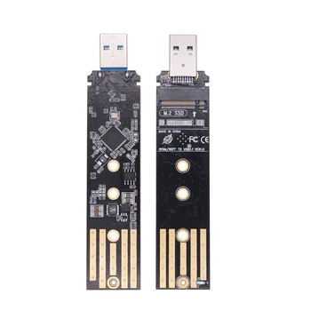 RTL9210B Dvojni Protokol SSD Ohišje USB C M. 2 NVME PCIe NGFF USB3.1 GEN2 10Gbps M2 SSD Primeru Adapter za 2230/2242/2260/2280 SSD