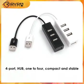 RYRA Majhen USB Hub Več Vrat Glava USB C Visoka Hitrost Splitter Adapter Za PC Prenosni Računalnik MacBook Pisarniški Pribor