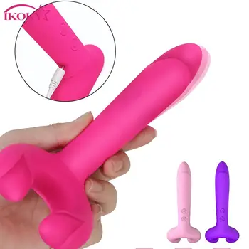 Silikonski Vagine, Klitoris Stimulacije Sex Igrače za Nekaj Ženskih Masturbator 14 Načini Penis G Spot Nastavek Massager Dildo, Vibrator