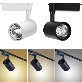 Skladbo Light Rail Spot 30W COB LED Stropni Reflektor Za Oblačila, Čevlji Shop, Trgovina Razstavni Center Razstava Stojala Svetlobne poti