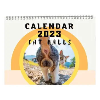 Smešno Mačka Butthole Koledar 2023 Srčkan Načrtovanje In Organiziranje Dnevnih Razporejevalnik 12 Mesečna Stenski Koledar Za Dom In Pisarno