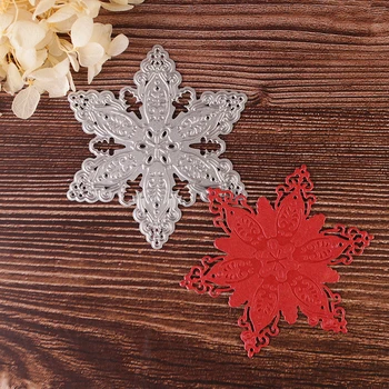 Snežinka rezanje umre 2020 Božični kartice zaradi česar die rezanje papirja obrti matrice za DIY Scrapbooking dekorativni Okrasni die