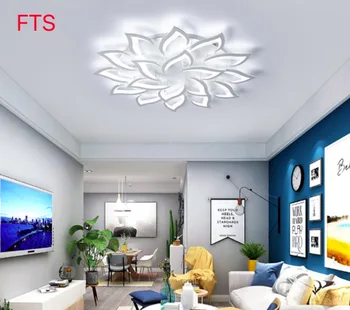 Sodobna in preprosta LED cvet-oblikovan strop svetlobe dnevna soba, spalnica študija stropne svetilke akril smart svetilke