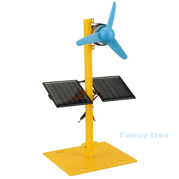 Sončne elektrarne Igrača Generator Mini Fan Plošča DIY Znanost, Izobraževanje, Model Komplet Otrok, Otroci, Šola Znanost Sončne Igrače otrok darilo