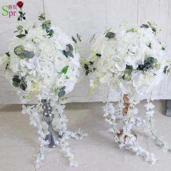 SPR 10pcs/veliko poroka tabela centerpiece dekorativni cvet žogo poroko robu ceste vodijo umetno cvetlični okras