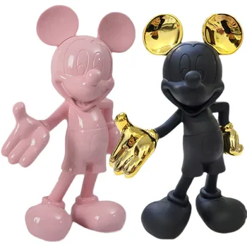 Strip Disney Mickey Mouse 29 cm Anime figuric Model Smolo Lutka Dekorativni Mickey Ljubezen Doma, Okraski, Igrače Za Otroke