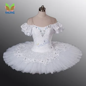Strokovno balet tutu krilo za ženske White swan lake balet oblačila za balet obleke dekle klasični balet kostum