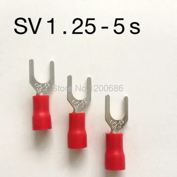SV1.25-5S Pred-izolirana vilice vrsta hladno stiskano terminal SV1.25-5 Vilice vrsta terminal SV1-5