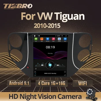 TIEBRO 2DIN Android Avto Radio Za Volkswagen Tiguan 1 Tesla slog zaslon 2010-2015 Avto Multimedijski Predvajalnik Videa, GPS Navigacijo