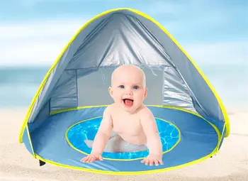 [TML] Zaprtih Igre Soba, Igrajo voda otrok šotor baby korito šotor Otroci Playhouse Igrajo potovanja hiša na plaži šotor na Prostem igrače