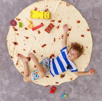 toplo nosljivi pizza otroci zavijanje odejo igra odejo, posteljno perilo, spalna